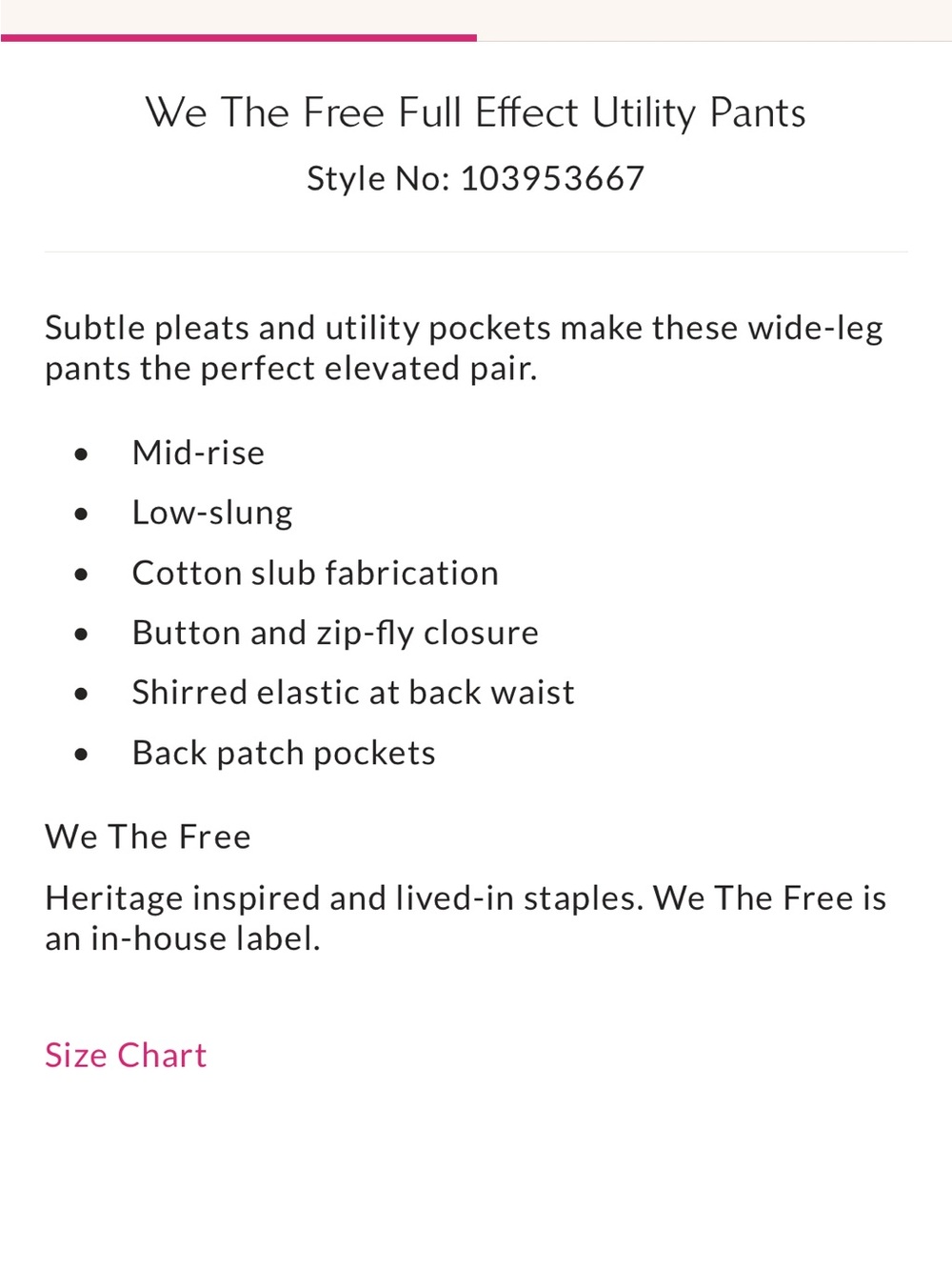 NWT we the free full effect Green Utility Pants - Picture 7 of 7